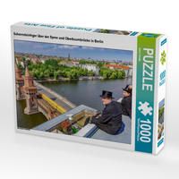 Produktbild: CALVENDO Puzzle Schornsteinfeger &uuml;ber der Spree und Oberbaumbr&uuml;cke in Berlin 1000 Teile Lege-Gr&ouml;&szlig;e 64 x 48 cm Foto-Puzzle Bild von Joern Dudek