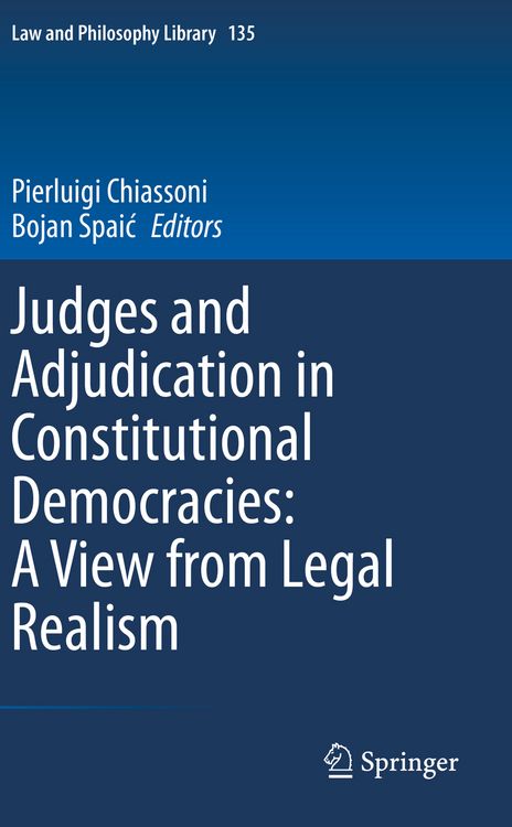 Produktbild: Judges and Adjudication in Constitutional Democracies: A View from Legal Realism