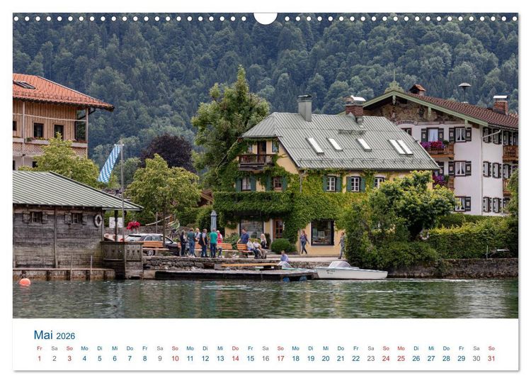 Produktbild: Sch&ouml;ner Tegernsee (Wandkalender 2026 DIN A3 quer), CALVENDO Monatskalender