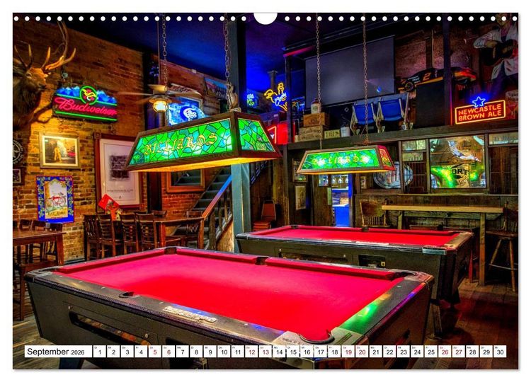 Produktbild: Indoor Aktivit&auml;ten. Billard, Darts und Bowling. Impressionen (Wandkalender 2026 DIN A3 quer), CALVENDO Monatskalender