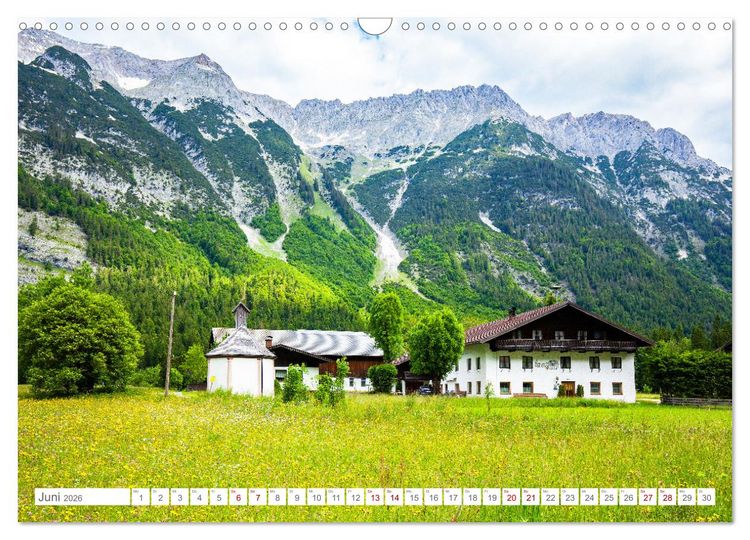Produktbild: Kapellen im Tiroler Leutaschtal (Wandkalender 2026 DIN A3 quer), CALVENDO Monatskalender