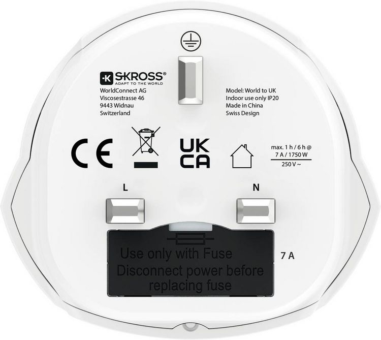Produktbild: Skross 1.500225C-E Reiseadapter