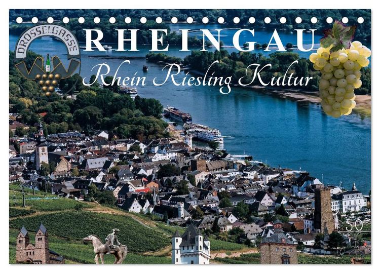 Produktbild: Rheingau - Rhein Riesling Kultur (Tischkalender 2026 DIN A5 quer), CALVENDO Monatskalender