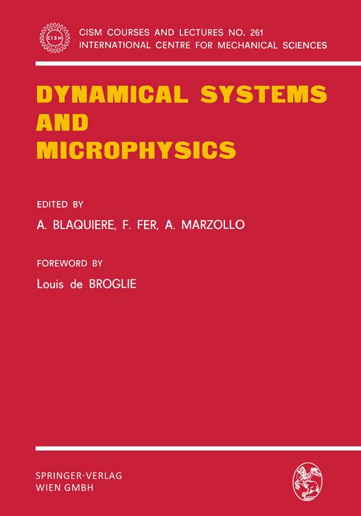 Produktbild: Dynamical Systems and Microphysics