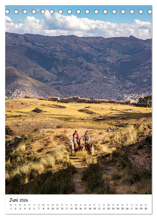 Produktbild: Peru in S&uuml;damerika (Tischkalender 2026 DIN A5 hoch), CALVENDO Monatskalender