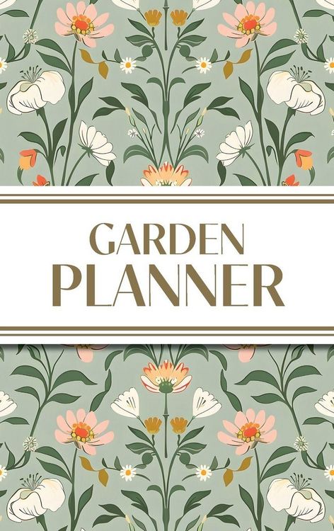 Produktbild: Garden Planner (Cottagecore Spring Mirrored Pattern)