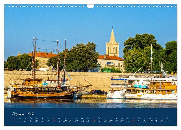 Produktbild: Kroatien Die wundersch&ouml;ne K&uuml;ste vor Zadar (Wandkalender 2026 DIN A3 quer), CALVENDO Monatskalender