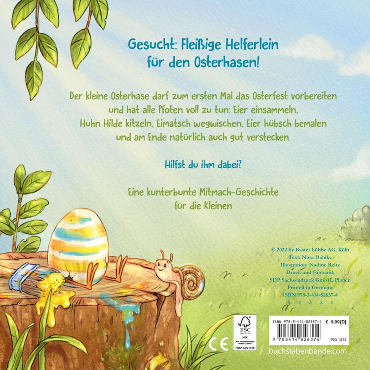 Produktbild: Die Osterhasenwerkstatt (Pappbilderbuch)
