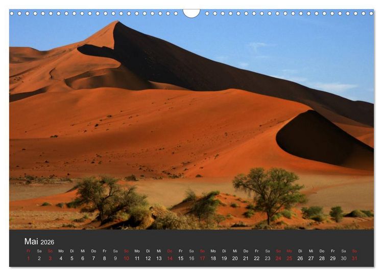 Produktbild: W&uuml;sten, wilde Sch&ouml;nheiten (Wandkalender 2026 DIN A3 quer), CALVENDO Monatskalender