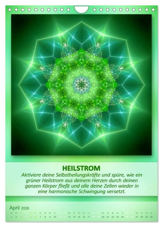 Produktbild: Light Energy Mandalas - Kalender - Vol. 1 (Wandkalender 2026 DIN A4 hoch), CALVENDO Monatskalender