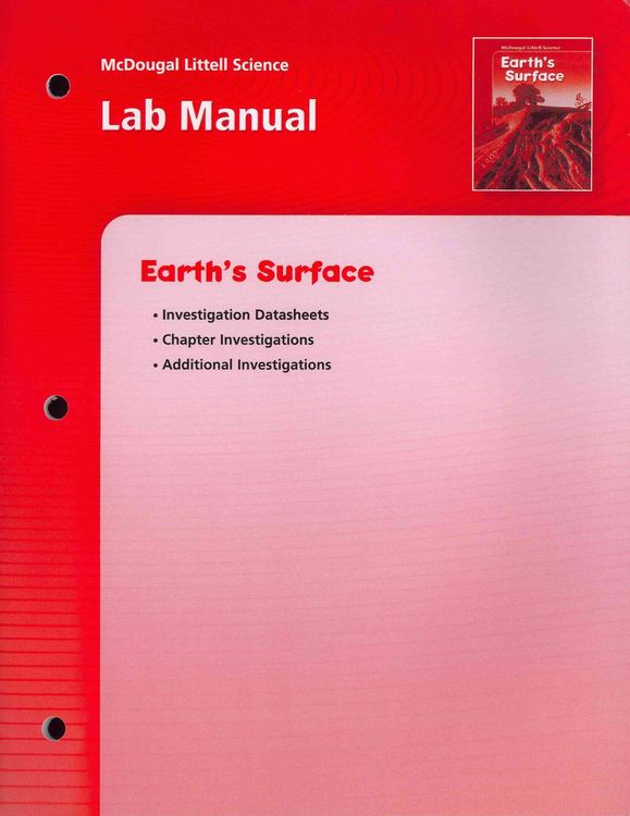 Produktbild: McDougal Littell Science: Lab Manual Grades 6-8 Earth's Surface