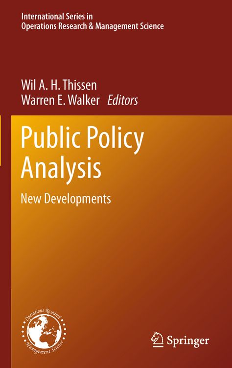 Produktbild: Public Policy Analysis