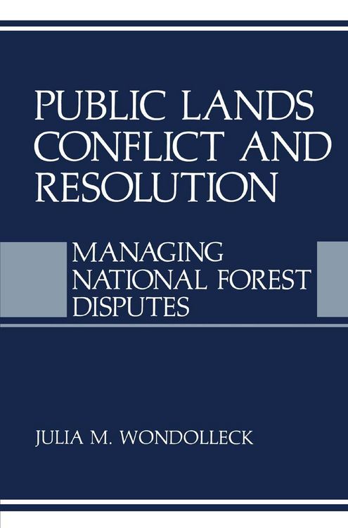 Produktbild: Public Lands Conflict and Resolution