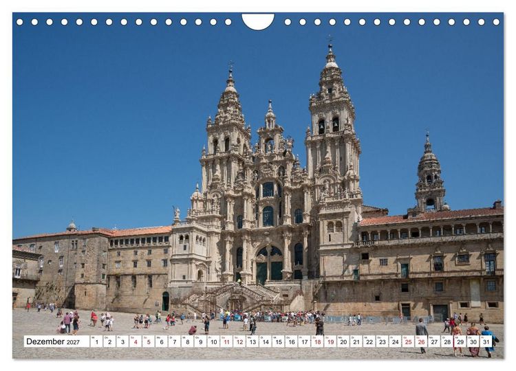 Produktbild: Unterwegs - Caminho Portugu&ecirc;s. Zu Fu&szlig; auf dem Portugiesischen Jakobsweg (Wandkalender 2027 DIN A4 quer), CALVENDO Monatskalender