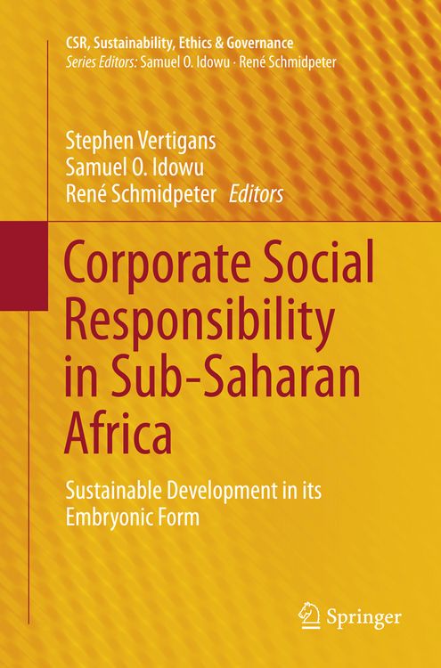 Produktbild: Corporate Social Responsibility in Sub-Saharan Africa