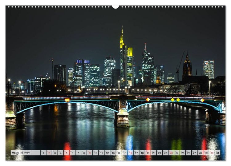 Produktbild: Big City Lights - Metropolen im Lichterglanz (hochwertiger Premium Wandkalender 2026 DIN A2 quer), Kunstdruck in Hochglanz
