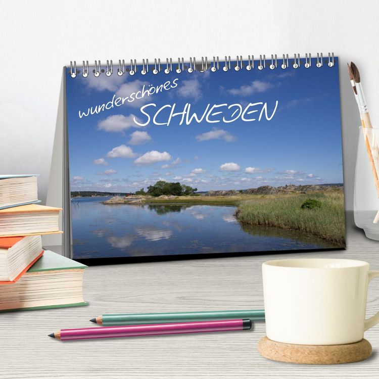 Produktbild: Wundersch&ouml;nes Schweden (Tischkalender 2026 DIN A5 quer), CALVENDO Monatskalender