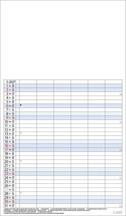 Produktbild: FMB Familienplaner XL 2027