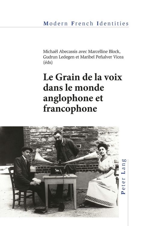 Produktbild: Le Grain de la voix dans le monde anglophone et francophone