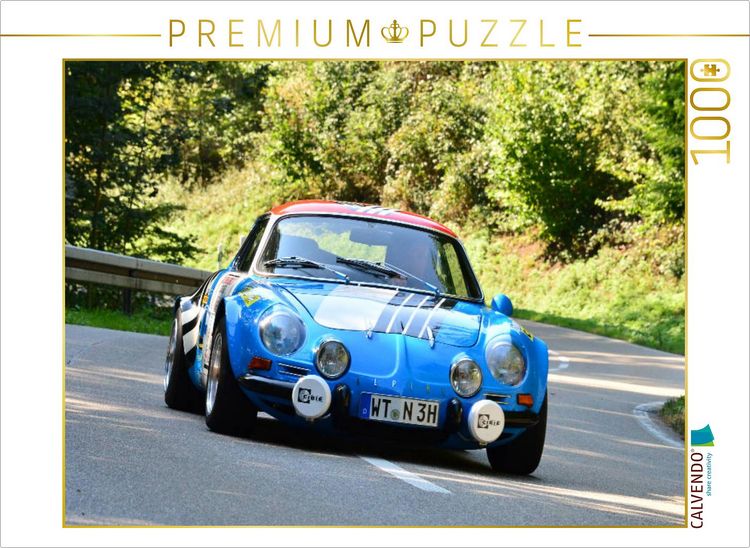 Produktbild: CALVENDO Puzzle Renault Alpine A110 - 1973 | 1000 Teile Lege-Gr&ouml;&szlig;e 64x48cm Foto-Puzzle f&uuml;r gl&uuml;ckliche Stunden