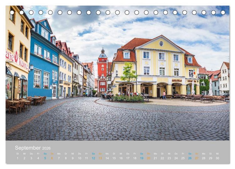 Produktbild: Gotha - zwischen Barock und Renaissance (Tischkalender 2026 DIN A5 quer), CALVENDO Monatskalender