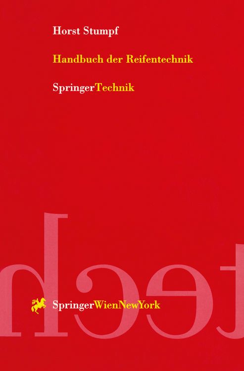 Produktbild: Handbuch der Reifentechnik