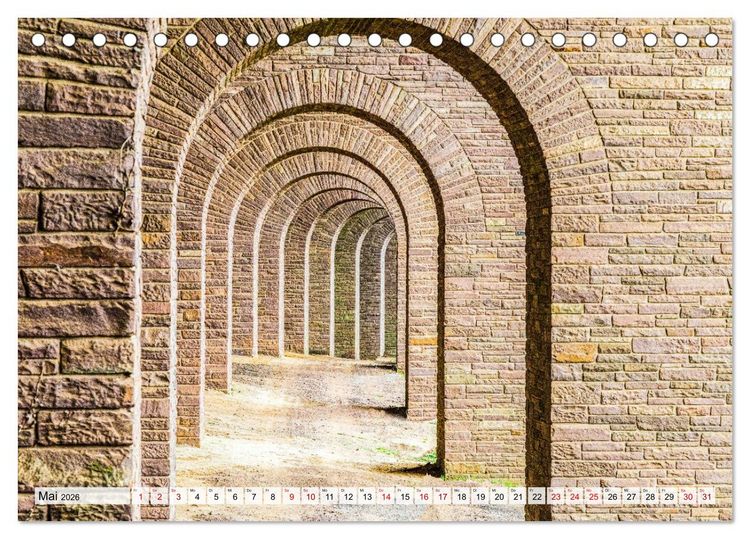 Produktbild: Vom Hier ins Dort - Torb&ouml;gen und Durchg&auml;nge (Tischkalender 2026 DIN A5 quer), CALVENDO Monatskalender