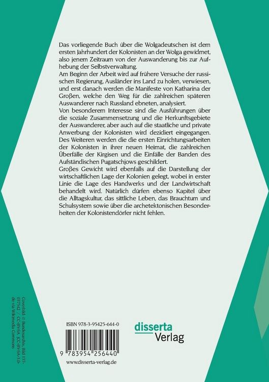 Produktbild: Erste Deutsche an der Wolga: Vom Schicksal und Leid der Auswanderer