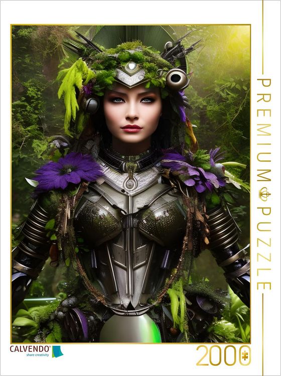Produktbild: CALVENDO Puzzle Moderne Amazone im Dschungel | 2000 Teile Lege-Gr&ouml;&szlig;e 90x67cm Foto-Puzzle f&uuml;r gl&uuml;ckliche Stunden
