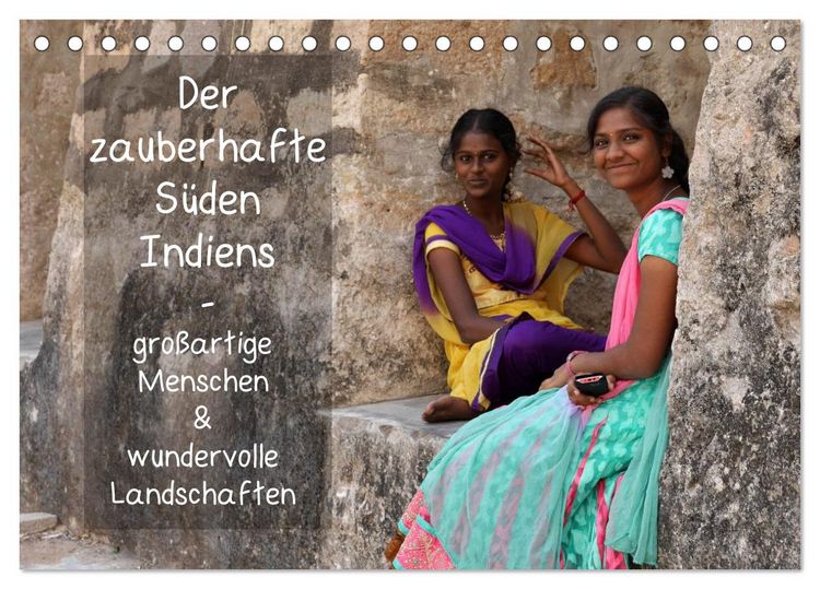 Produktbild: Der zauberhafte S&uuml;den Indiens (Tischkalender 2026 DIN A5 quer), CALVENDO Monatskalender