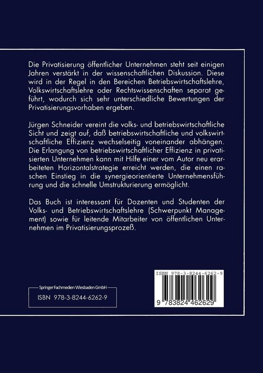 Produktbild: Die Privatisierung der Deutschen Bundes- und Reichsbahn