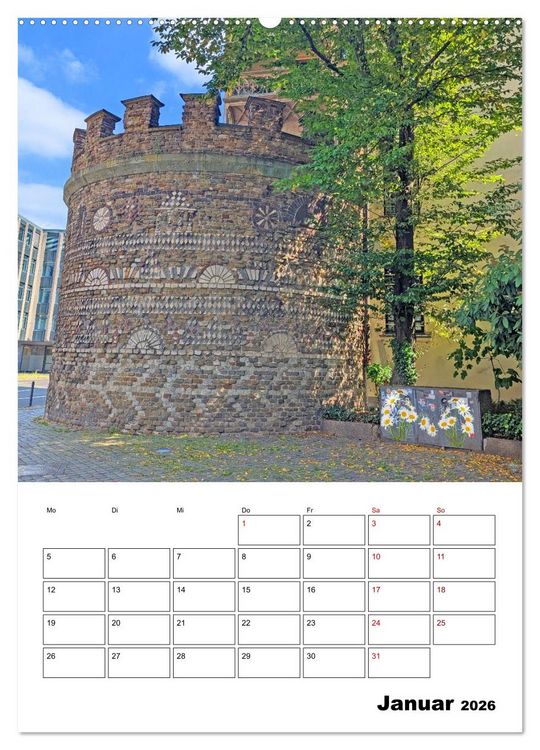 Produktbild: K&ouml;ln und D&uuml;sseldorf - Stadtmomente am Rhein (hochwertiger Premium Wandkalender 2026 DIN A2 hoch), Kunstdruck in Hochglanz