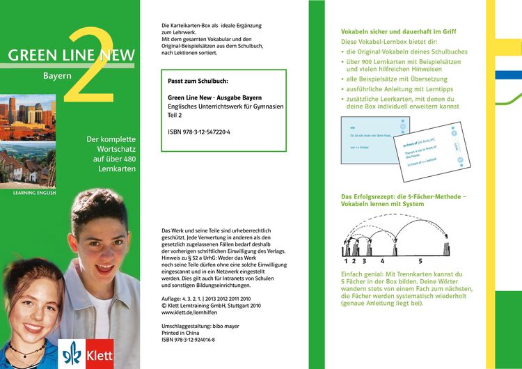 Produktbild: Green Line New Bayern 2 - Vokabel-Lernbox zum Sch&uuml;lerbuch