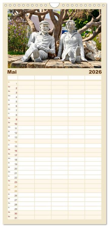 Produktbild: Familienplaner 2026 - Urlaub in Kusadasi - Sonne, Strand und Kultur in der T&uuml;rkei mit 5 Spalten (Wandkalender, 21 x 45 cm) CALVENDO