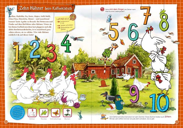Produktbild: Pettersson und Findus: Meine ersten Buchstaben und Zahlen