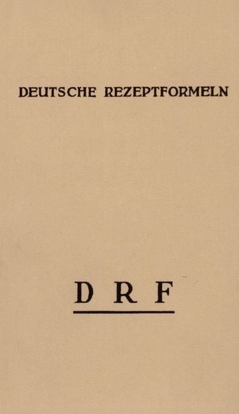 Produktbild: Deutsche Rezeptformeln, DRF.