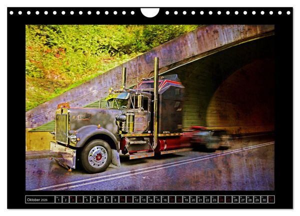 Produktbild: Kenworth W900 PHOTOART (Wandkalender 2026 DIN A4 quer), CALVENDO Monatskalender
