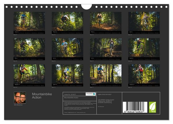Produktbild: Mountainbike Action (Wandkalender 2026 DIN A4 quer), CALVENDO Monatskalender