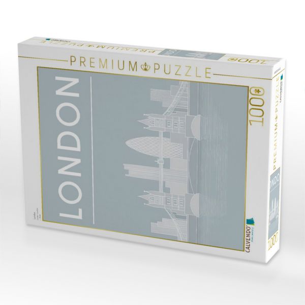 Produktbild: CALVENDO Puzzle London | 1000 Teile Lege-Gr&ouml;&szlig;e 64x48cm Foto-Puzzle f&uuml;r gl&uuml;ckliche Stunden