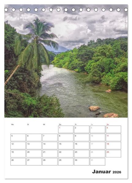 Produktbild: Sri Lanka 2026 - Exotisches Paradies - Jahresplaner (Tischkalender 2026 DIN A5 hoch), CALVENDO Monatskalender