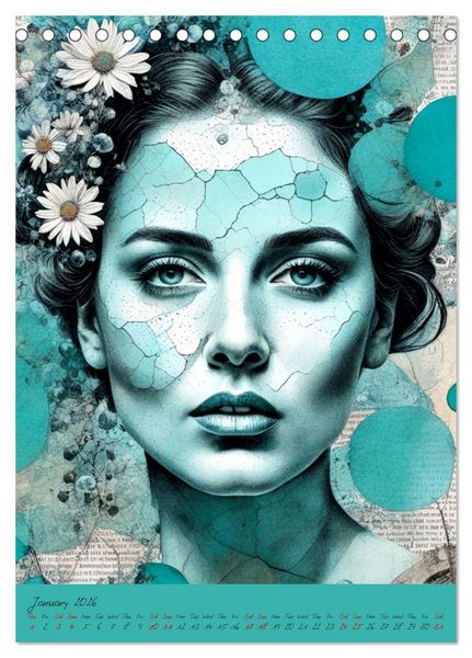 Produktbild: A woman's view (Desk Calendar 2026 DIN A5 portrait), CALVENDO 12 Month DeskCalendar