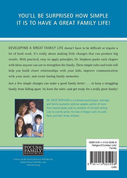 Produktbild: 20 (Surprisingly Simple) Rules and Tools for a Great Family