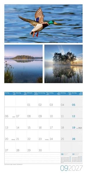 Produktbild: Colours of Nature Kalender 2027 - 30x30 - Art12