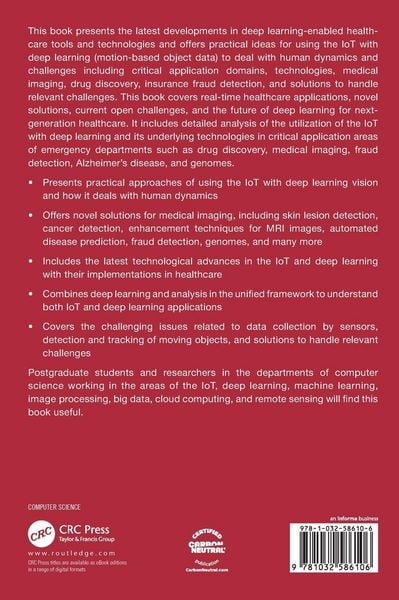 Produktbild: Deep Learning in Internet of Things for Next Generation Healthcare