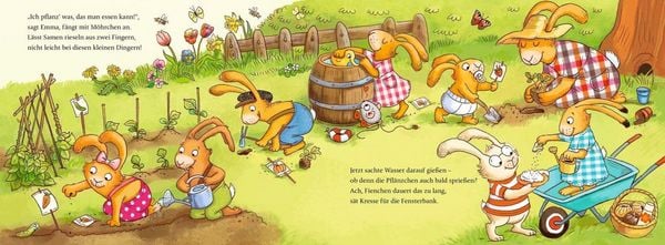 Produktbild: Wenn sieben kleine Gartenhasen zu K&auml;fern und Radieschen rasen