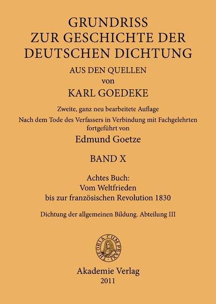 Produktbild: Achtes Buch: Vom Weltfrieden bis zur franz&ouml;sischen Revolution 1830