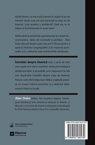 Produktbild: What Should We Do About Members Who Won't Attend? / Ce ar trebui s&iquest; facem cu membrii care nu vin la &icirc;nt&acirc;lnirile bisericii?