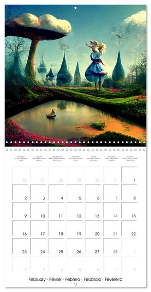 Produktbild: Alice's magic road (Wall Calendar 2026 12 &times; 12 Inch) CALVENDO 12 Month Wall Calendar