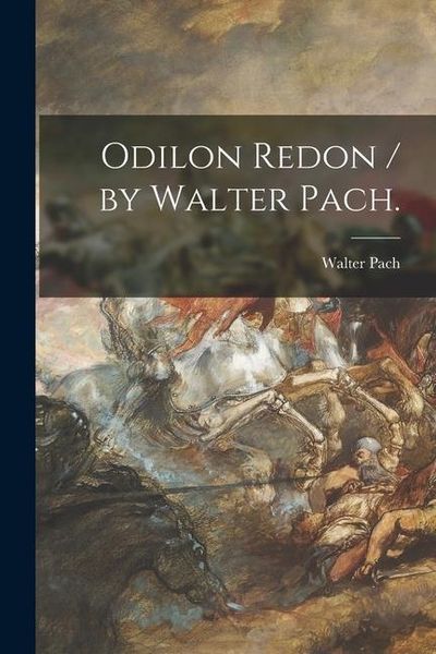 Produktbild: Odilon Redon / by Walter Pach.