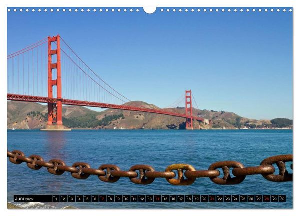 Produktbild: San Francisco - Traumstadt in Kalifornien (Wandkalender 2026 DIN A3 quer), CALVENDO Monatskalender